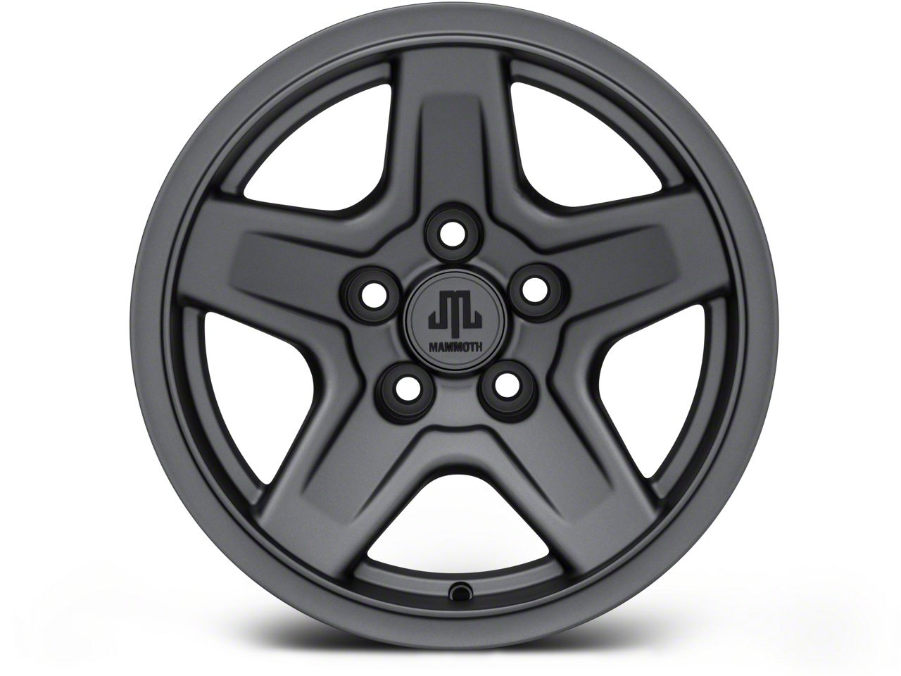 【お得】 Mammoth Jeep Wrangler Boulder Charcoal 15x8 Wheel & Mickey その他