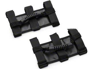 Extreme Sport Grab Handles For 1976-2017 Jeep Wrangler – Pair Of Black Handles
