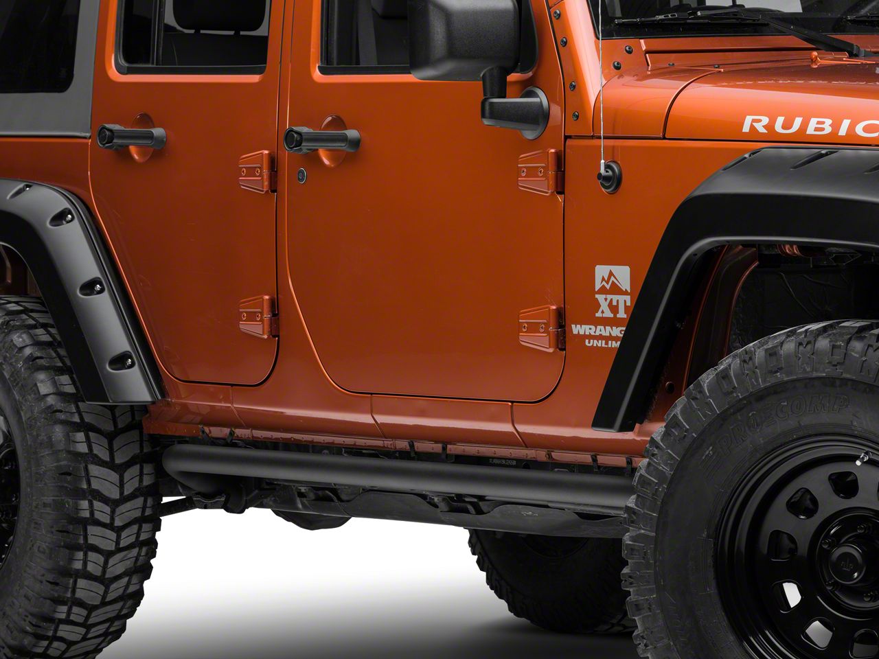 ARB Jeep Wrangler Rock Sliders; Textured Black 4450230 (07 ARB Jeep Wrangler Rock Sliders; Textured Black 4450230 (07