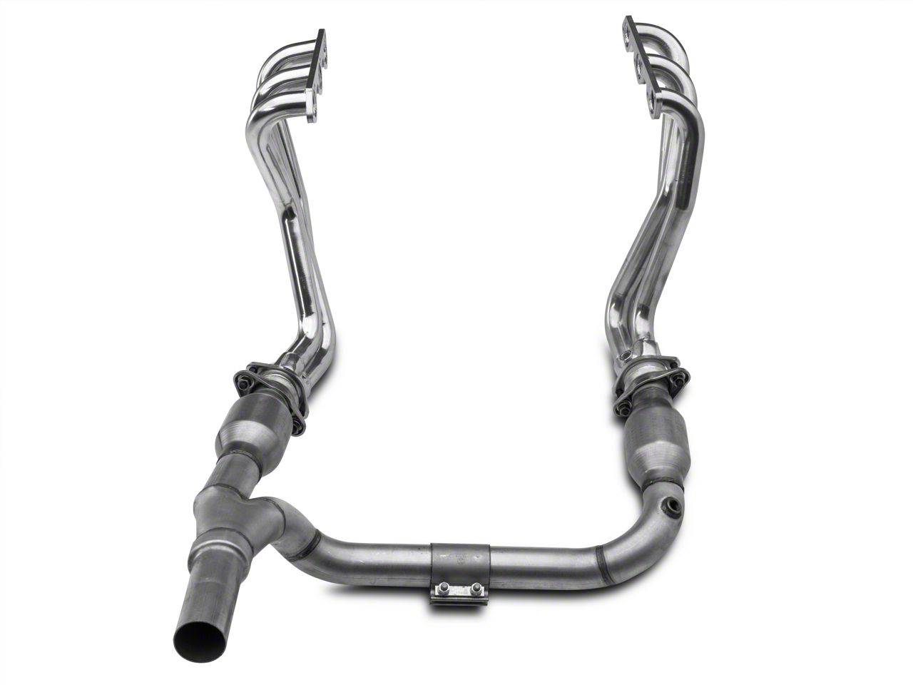 BBK Jeep Wrangler Ceramic Full-Length Headers w/ Y-Pipe