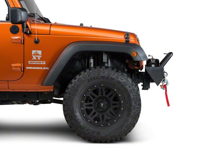 Barricade Jeep Wrangler Trail Force HD Front Bumper with LED Barricade Jeep Wrangler Trail Force HD Front Bumper with LED