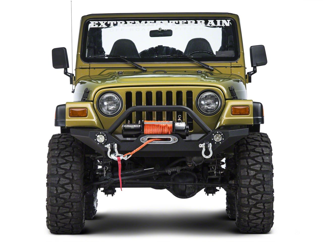 Barricade Jeep Wrangler Trail Force HD Front Bumper with LED