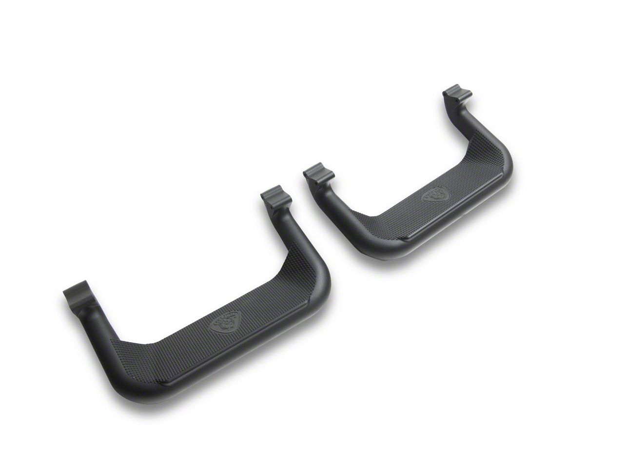 Jeep Wrangler Super Hoop Side Steps; Black; Pair (07-18 Jeep