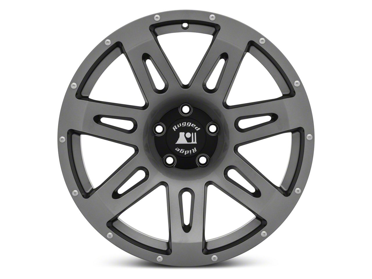 Rugged Ridge XHD Wheel Satin Black 20in X 9 Inch JK/JL/JT - View #8