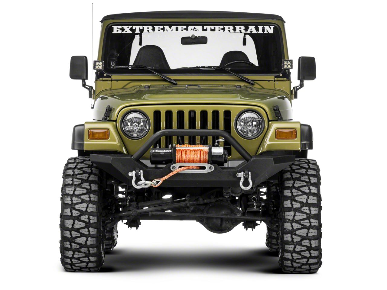 KC HiLiTES Jeep Wrangler Windshield Hinge Mounting Brackets