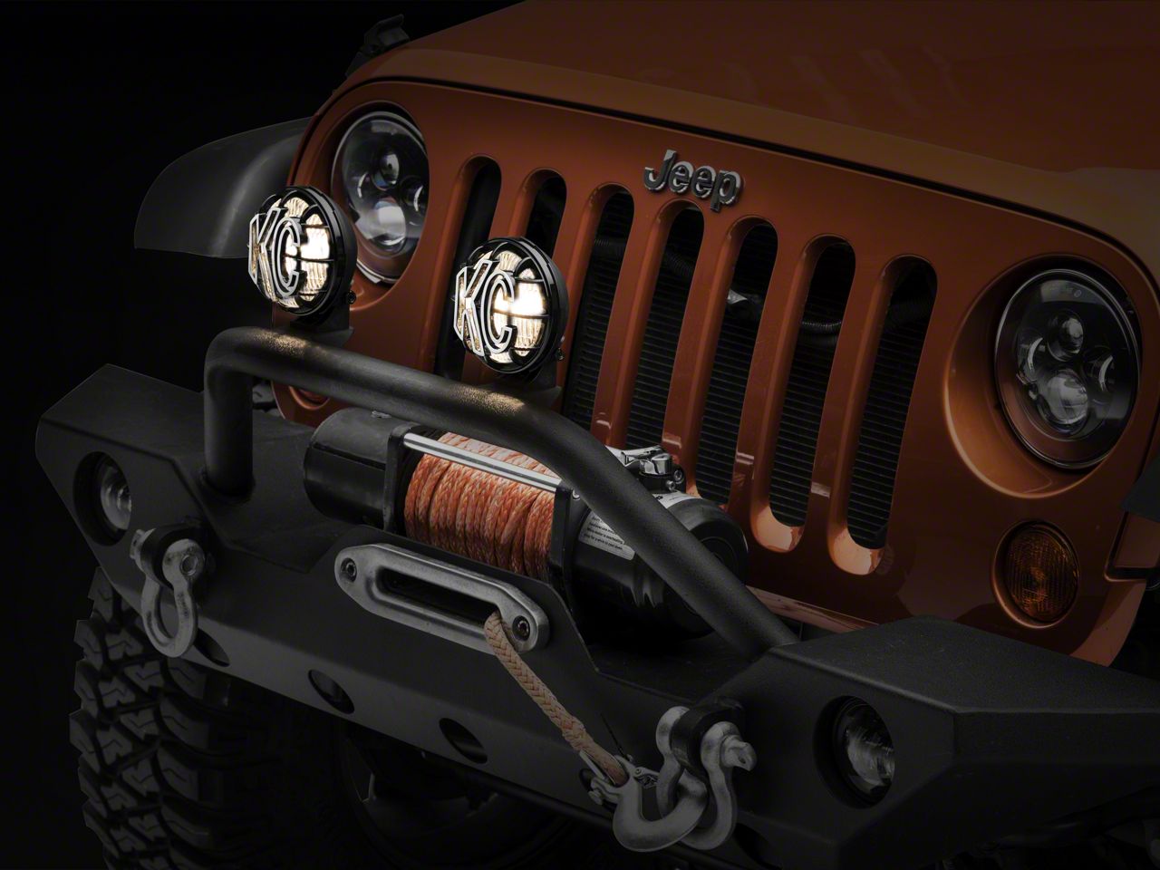 kchilites Apollo Pro 5インチフォグ2個セット　KCフォグ KC HiLiTES Jeep Wrangler 5-Inch Apollo Pro Halogen Lights; Fog