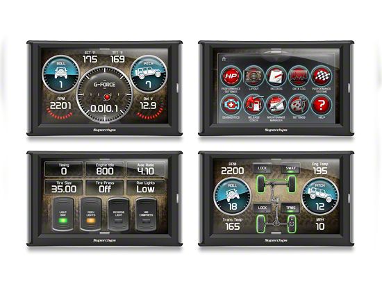 TJページ Superchips Jeep Wrangler TrailDash2 42050 (03-06 Jeep Wrangler TJ)