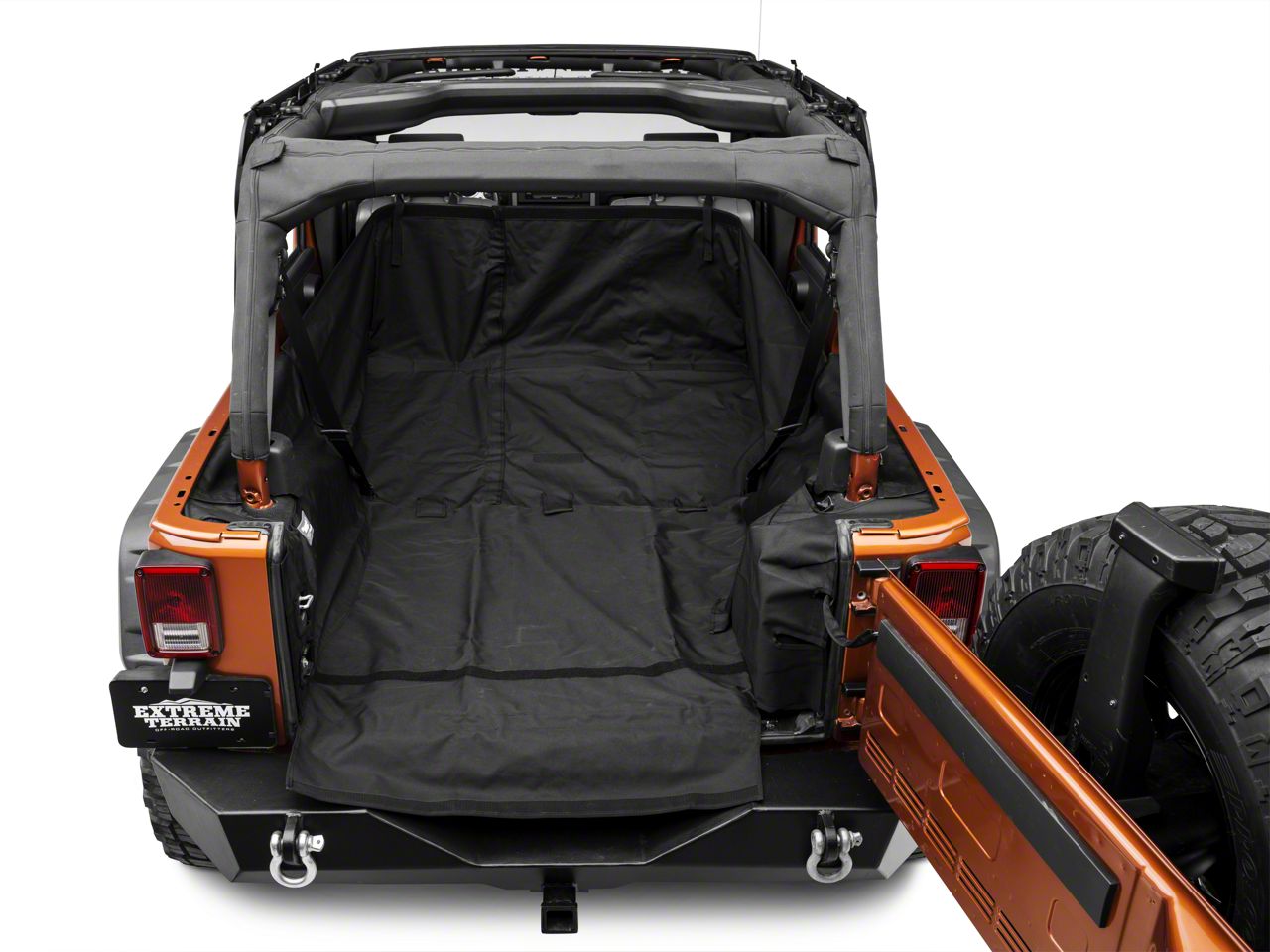 Rugged Ridge Jeep Wrangler C3 Cargo Cover J104243 (07-18 Jeep