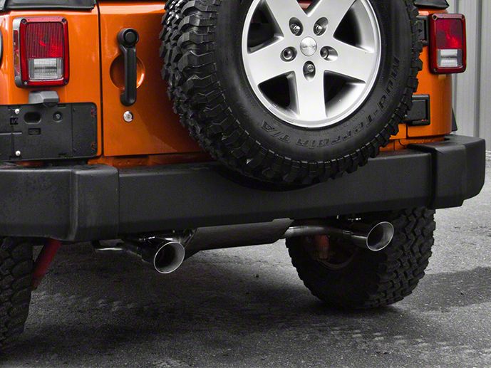 MBRP Jeep Wrangler Installer Series Axle-Back Exhaust S5528AL (07
