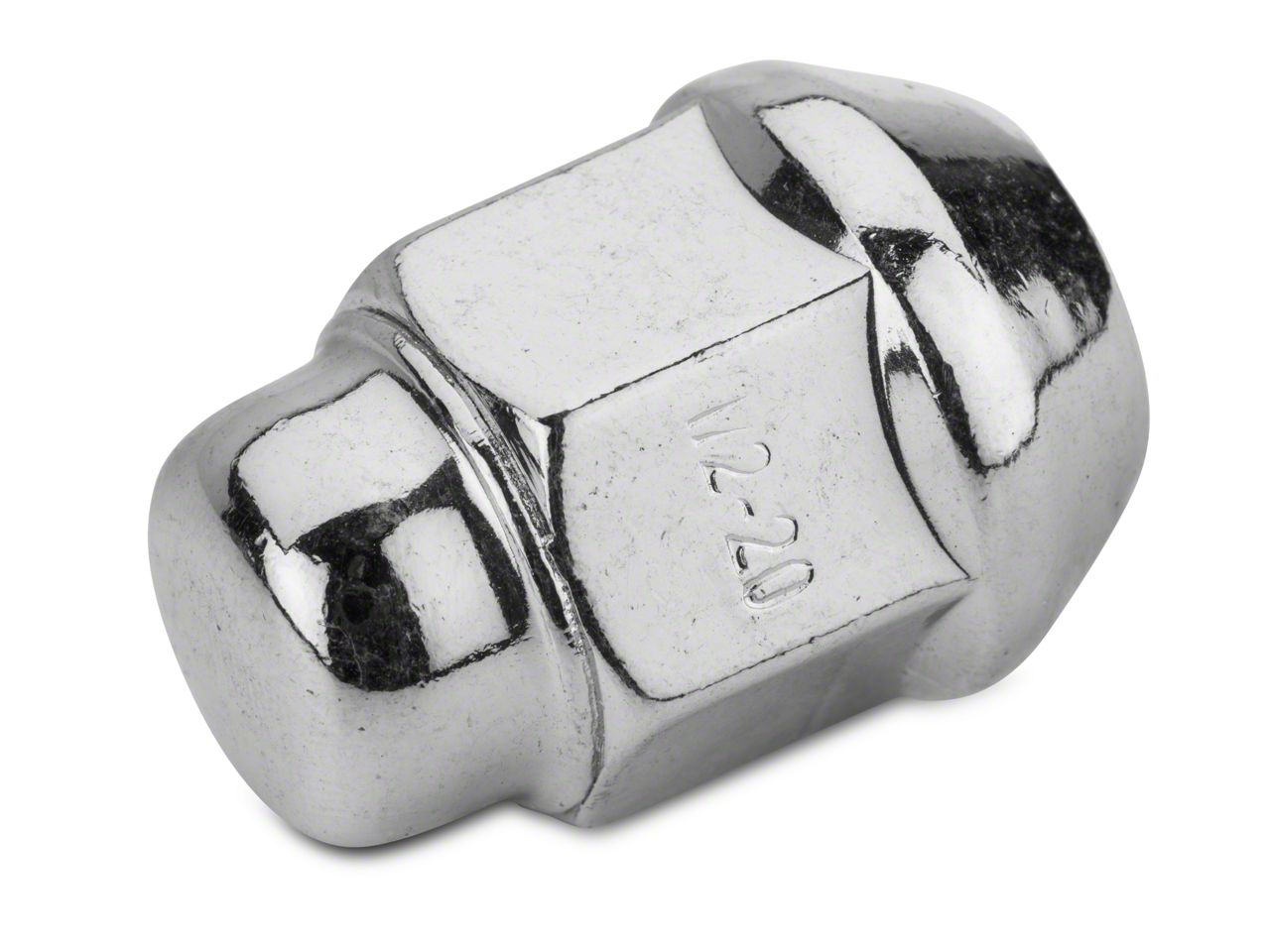 20-Pack Chromed 1/2-20 Open End Acorn Lug Nuts For Jeep Wrangler Liberty Cherokee - 60° Conical Seat