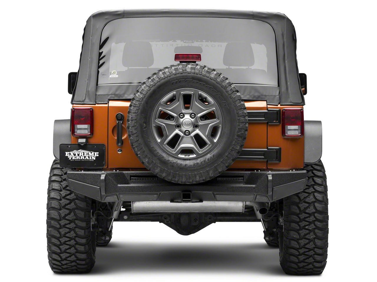 Smittybilt Jeep Wrangler XRC Gen2 Rear Bumper 76858 (07-18 Jeep