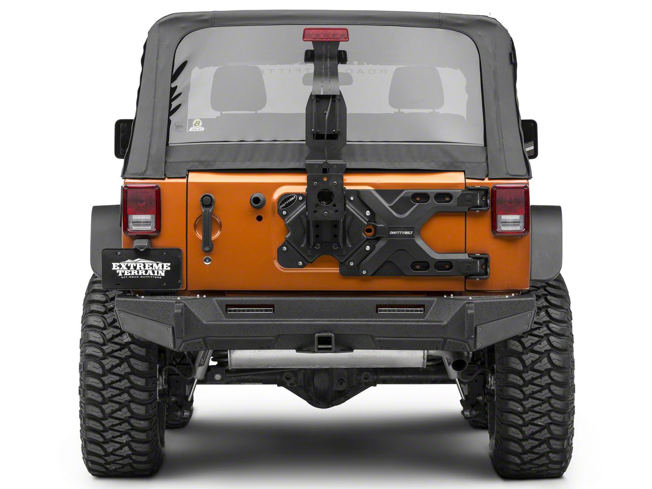 Smittybilt Jeep Wrangler Pivot HD Tire Carrier 2843 (07-18 Jeep