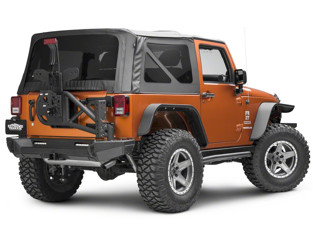 Smittybilt Jeep Wrangler Gen2 Bolt On Tire Carrier 76857 (07