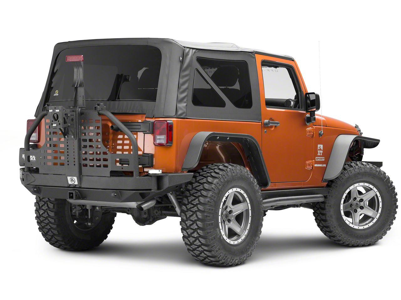 Smittybilt Jeep Wrangler XRC Atlas Tire Carrier 76896-02 (07-18