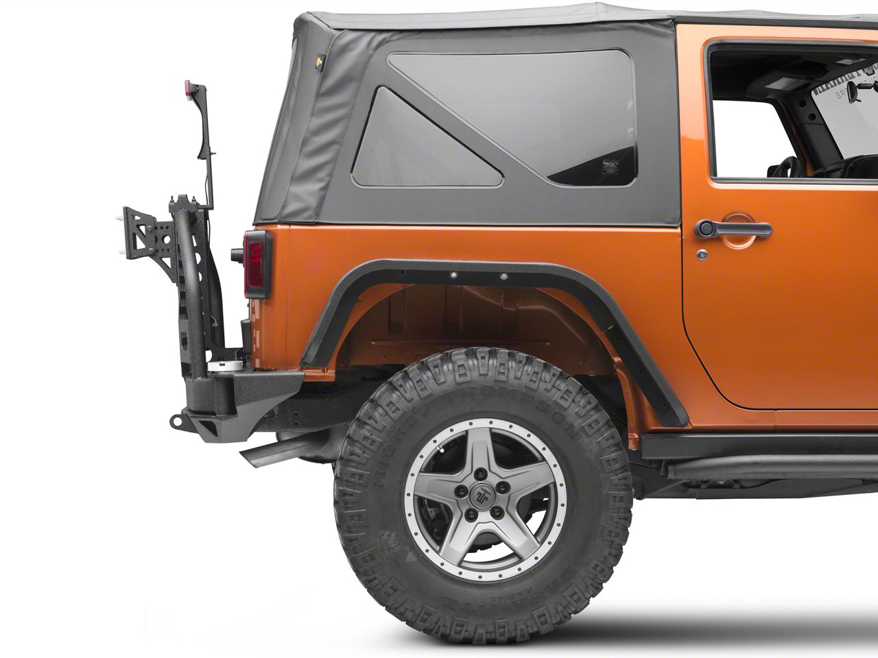 Smittybilt Jeep Wrangler XRC Atlas Tire Carrier 76896-02 (07-18