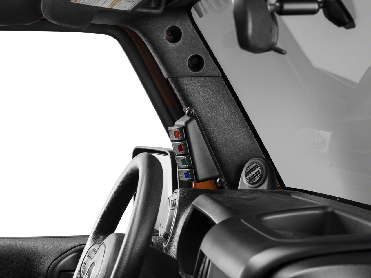 2024年最新入荷 - Panel Switch A-Pillar Wrangler Jeep Daystar Black 4 w/ 家庭用ゲーム機本体