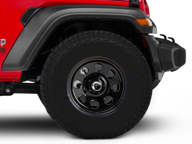 Mammoth Jeep Wrangler D Window Black Steel 15x10 Wheel & BF Mammoth Jeep Wrangler D Window Black Steel 15x10 Wheel & BF