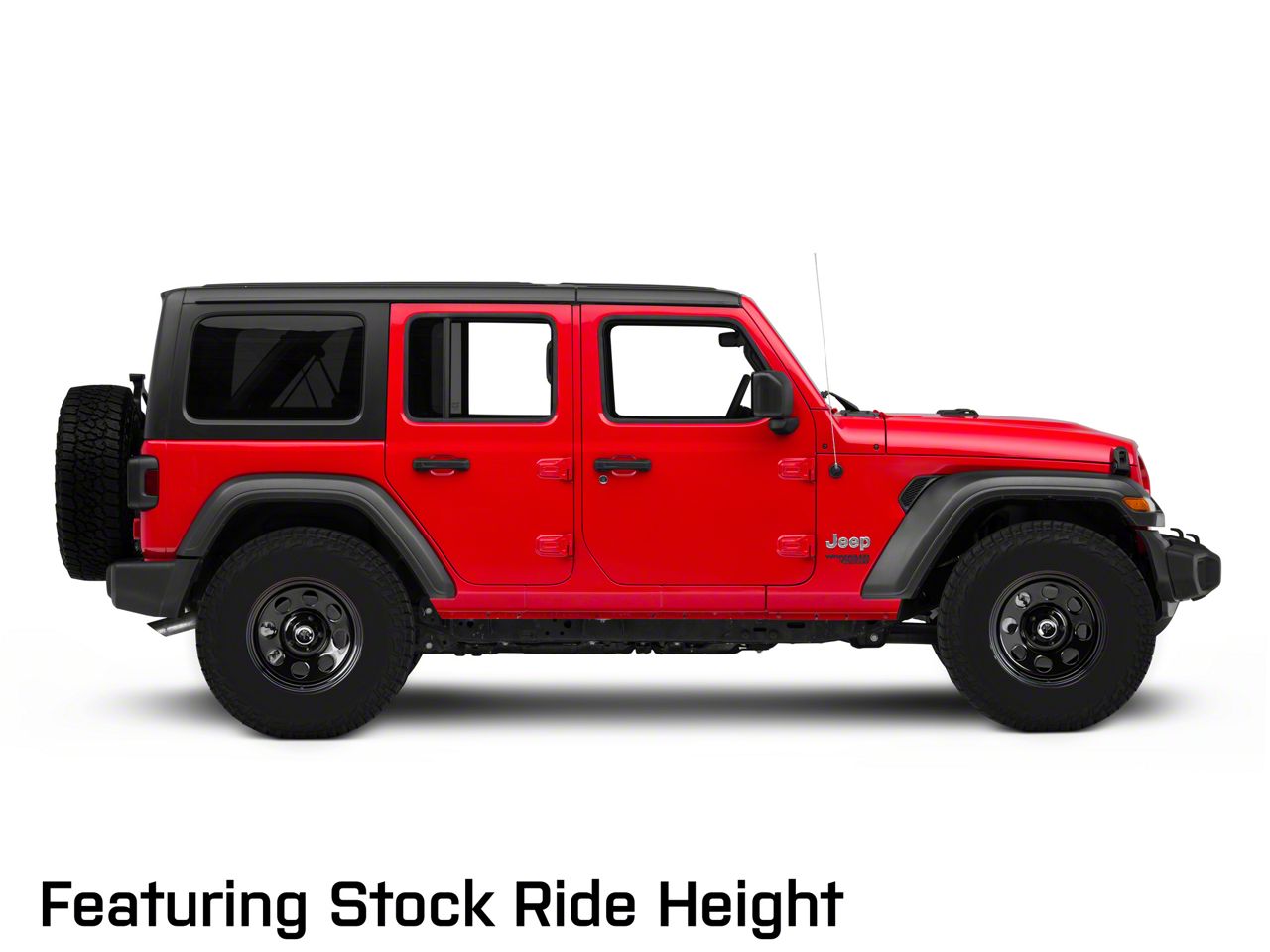 Mammoth Jeep Wrangler 8 Black Steel 15x10 Wheel & BF Mammoth Jeep Wrangler 8 Black Steel 15x10 Wheel & BF