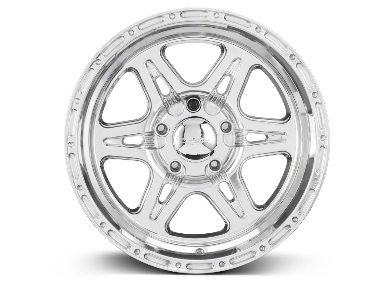Raceline Jeep Wrangler Renegade Polished Wheel; 17x9; 0mm Offset