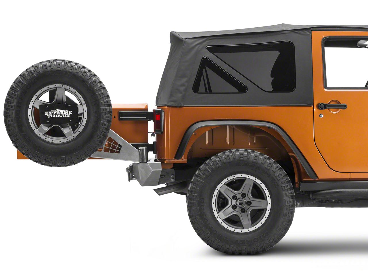 Poison Spyder Jeep Wrangler RockBrawler II Rear Bumper with