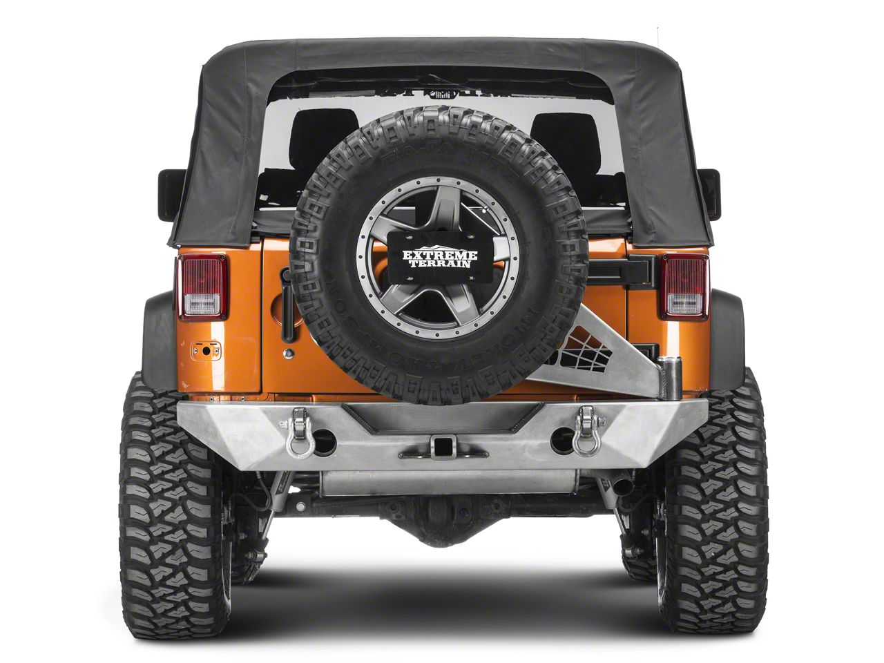 Poison Spyder Jeep Wrangler RockBrawler II Rear Bumper with Tire