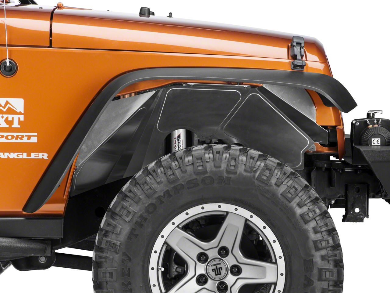 Poison Spyder Jeep Wrangler Front Solid Inner Fenders 17-02-080