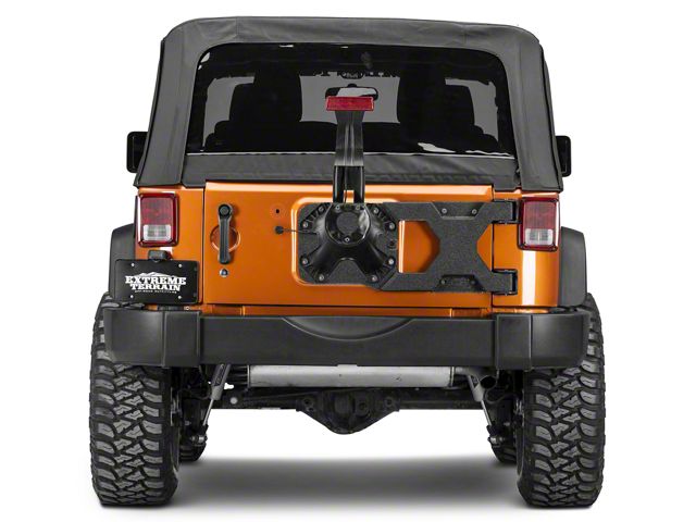 Barricade Jeep Wrangler HD Tire Carrier for OEM Tire Mount Barricade Jeep Wrangler HD Tire Carrier for OEM Tire Mount