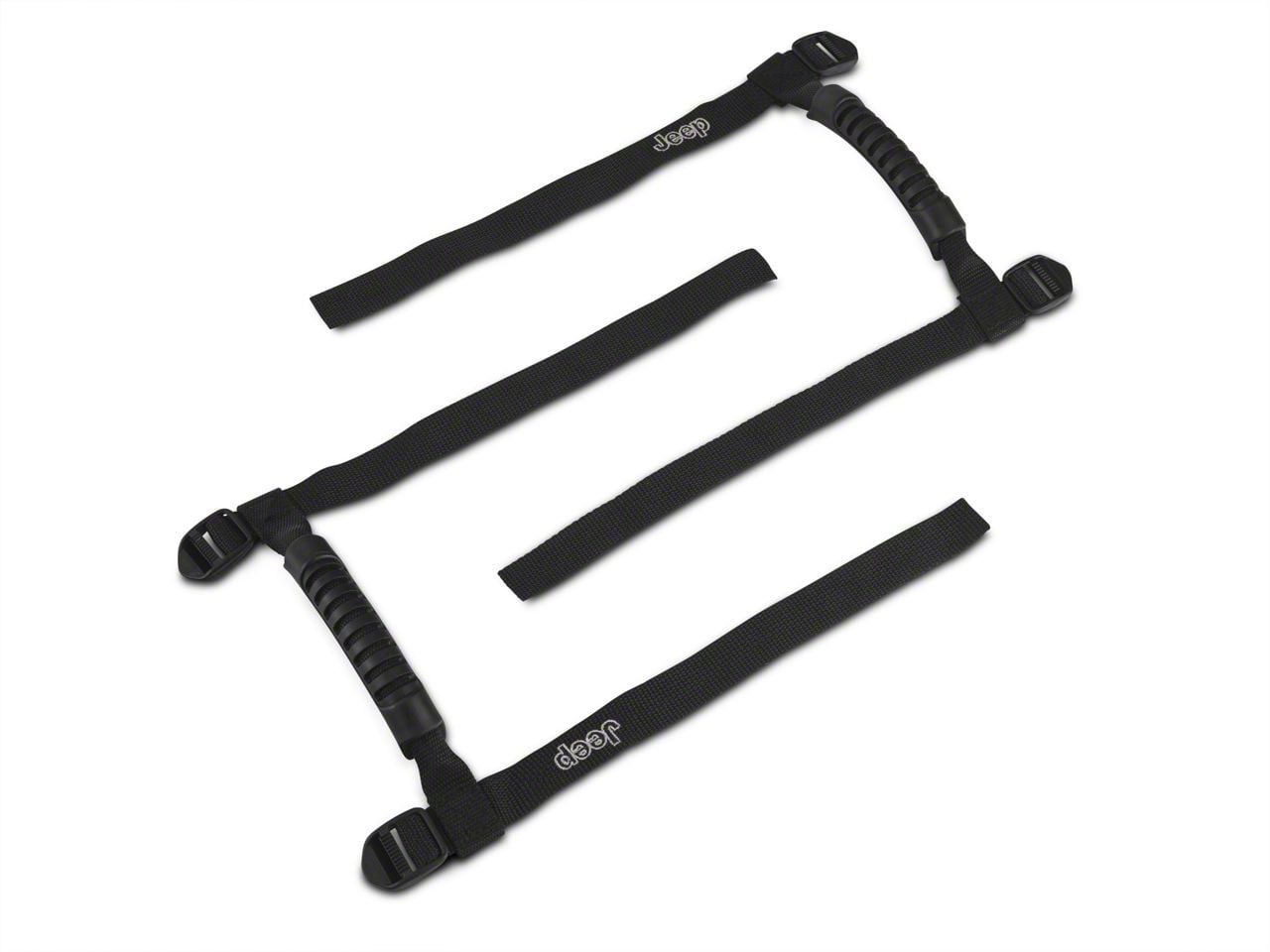 Mopar Jeep Gladiator Grab Handles with Jeep Logo 82211740AC (20-26