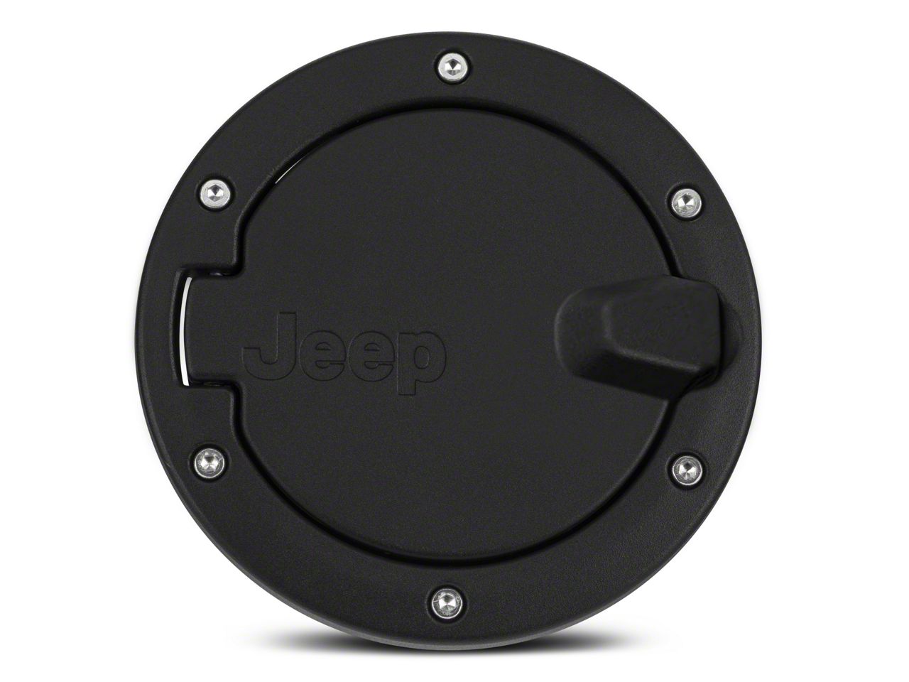 Jeep 純正ラングラー FUELカバー MOPER Mopar Jeep Wrangler Fuel Door with Jeep Logo; Satin Black J106916