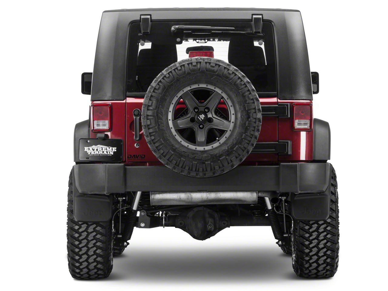 Mopar Jeep Wrangler Deluxe Molded Splash Guards with Jeep Logo