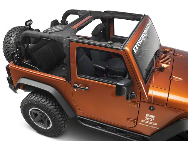Bestop Jeep Wrangler Trektop NX Glide Soft Top; Black Bestop Jeep Wrangler Trektop NX Glide Soft Top; Black