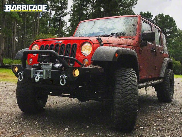 Barricade Jeep Wrangler Adventure HD Front Bumper J107329 Barricade Jeep Wrangler Adventure HD Front Bumper J107329