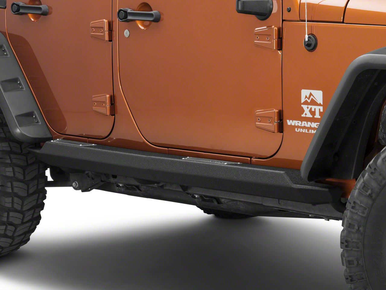 Smittybilt Jeep Wrangler XRC Atlas Rock Sliders with Step