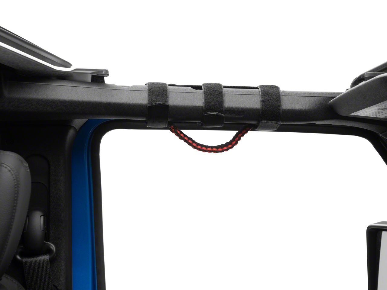 550 Paracord 3-in-1 Grab Handles for A Pillar, Headrests & Soundbar for 07-18 Jeep Wrangler JK