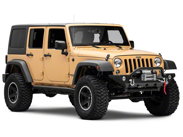Barricade Jeep Wrangler Trail Force HD Front Bumper with Barricade Jeep Wrangler Trail Force HD Front Bumper with