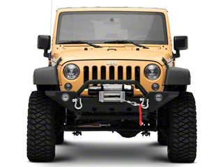 Factory-Style Bumper Tow Hook Covers For Jeep Wrangler JK/JL & Gladiator 2007-2023 – Black ABS