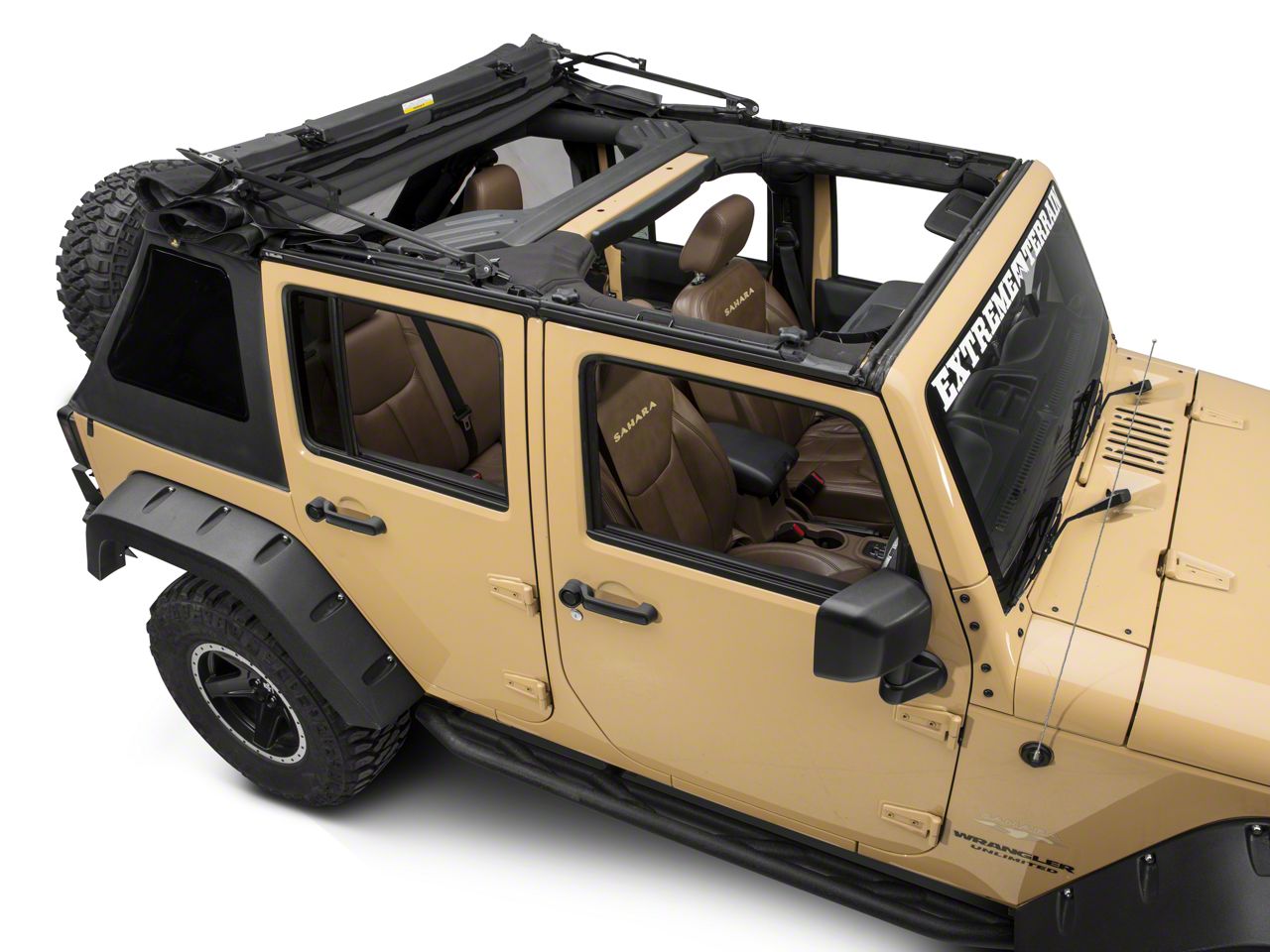 Jeep Wrangler Soft Top Straps Jeep Wrangler JK Soft Top Tie-Down