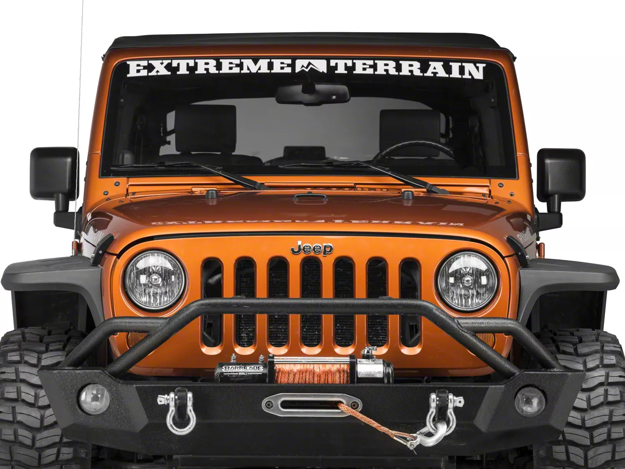 RedRock Jeep Wrangler Locking Hood Catch Kit J108011 (07-18 Jeep