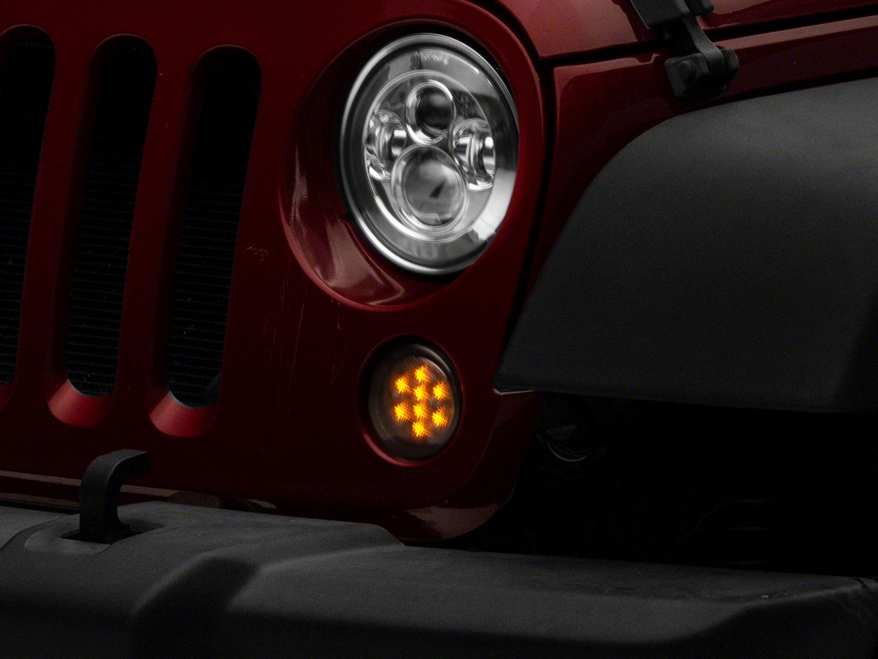 Raxiom Jeep Wrangler Axial Series LED Amber Turn Signals