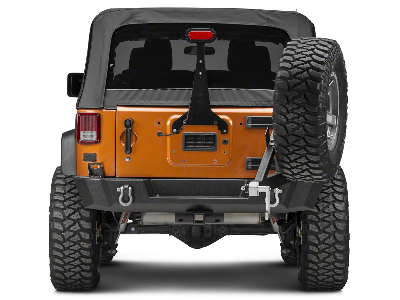 Poison Spyder Jeep Wrangler Rear License Plate Delete Cover