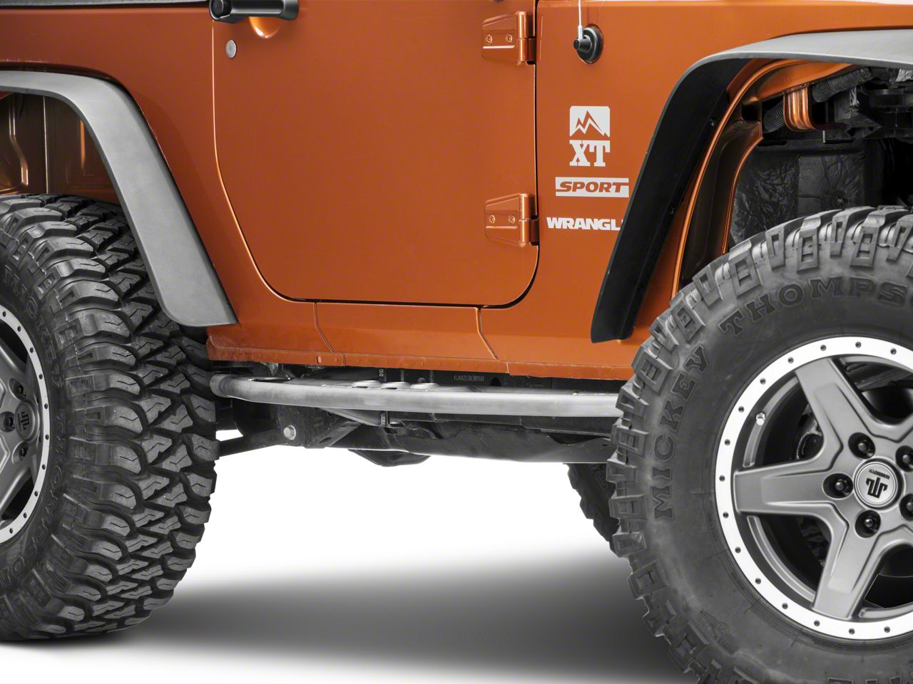 Poison Spyder Jeep Wrangler Frame Mounted Ricochet Rockers 17-08