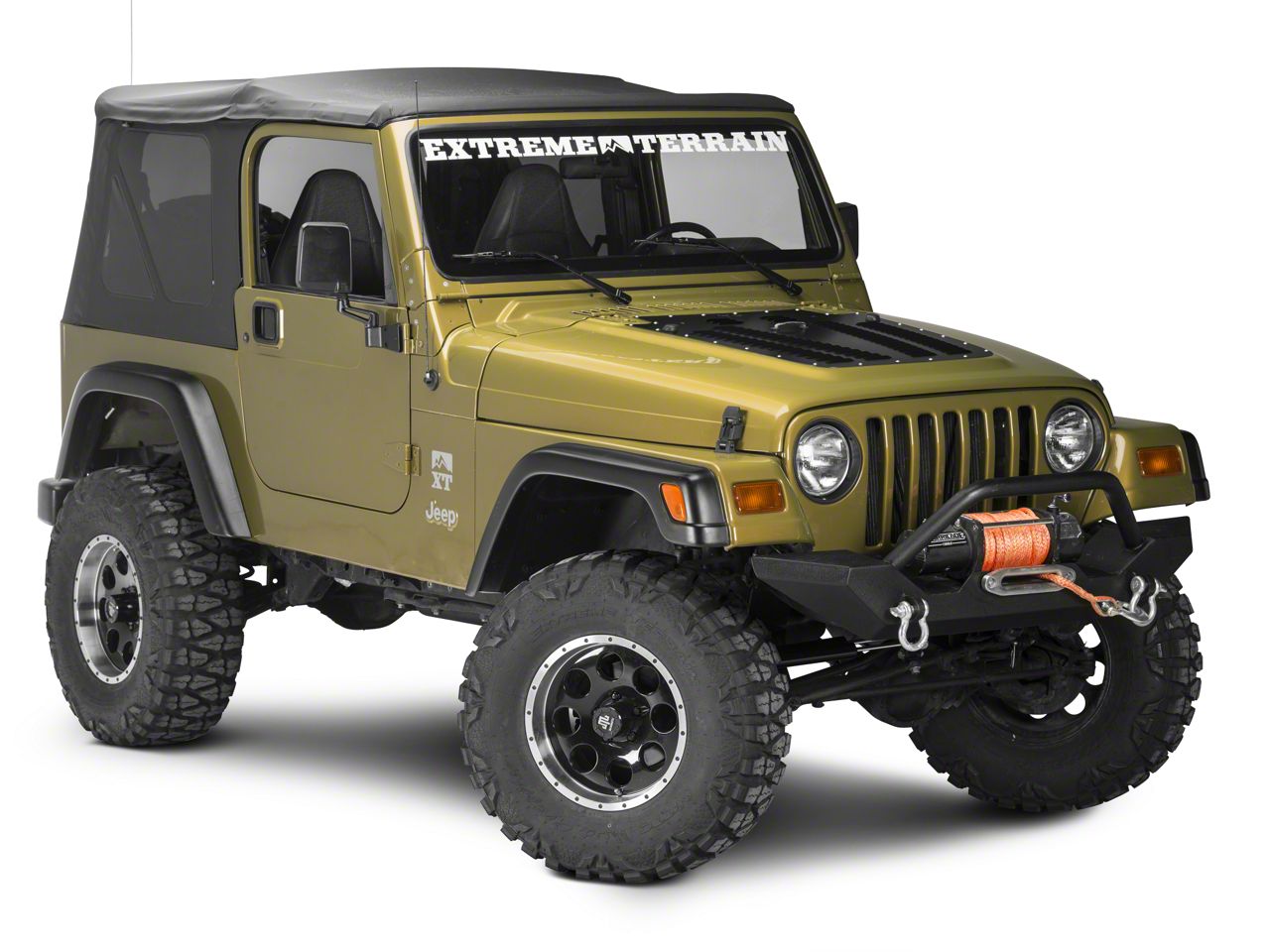 Fishbone Offroad Hood Louver for 1997-2006 Jeep Wrangler FB31132