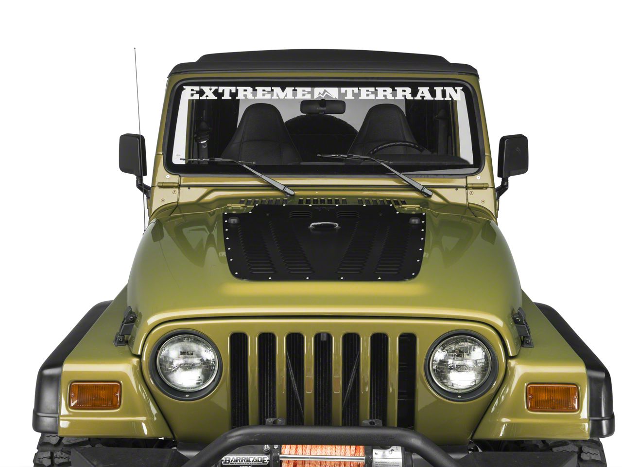 Poison Spyder Jeep Wrangler Hood Louver - Black J108189 (97-06
