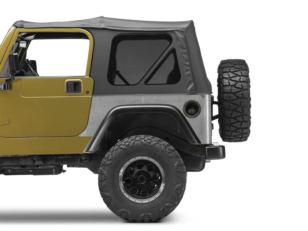 Poison Spyder Jeep Wrangler Standard Crusher Corner Guards - Bare