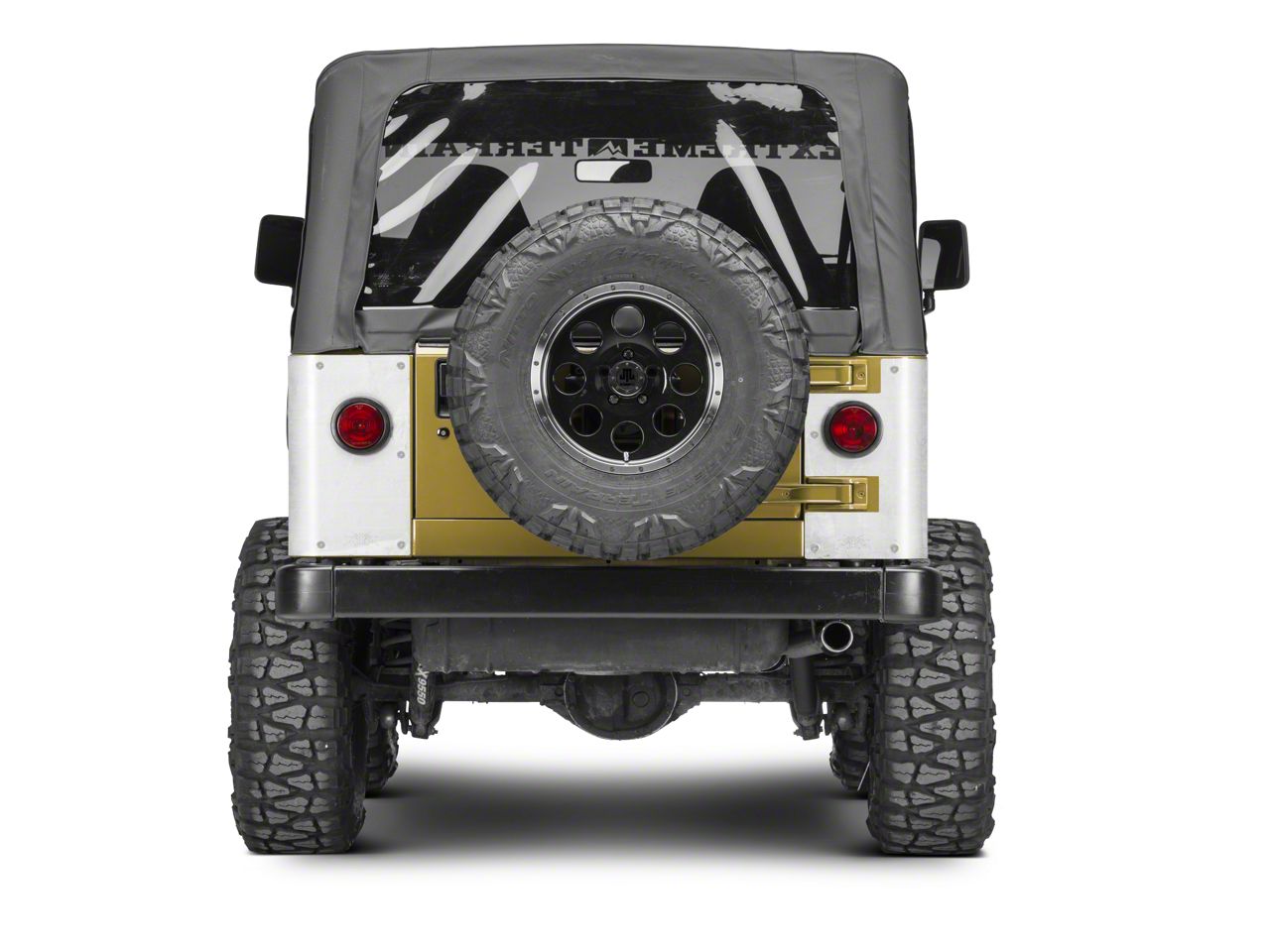 Poison Spyder Jeep Wrangler Standard Crusher Corner Guards - Bare