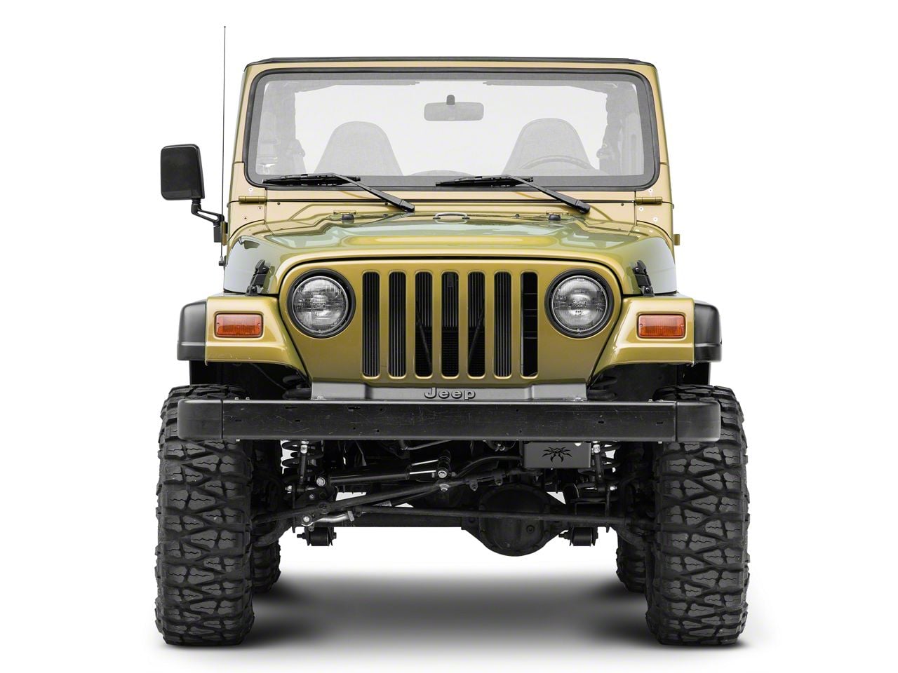 Poison Spyder Jeep Wrangler Steering Box Skid Plate - Satin Black
