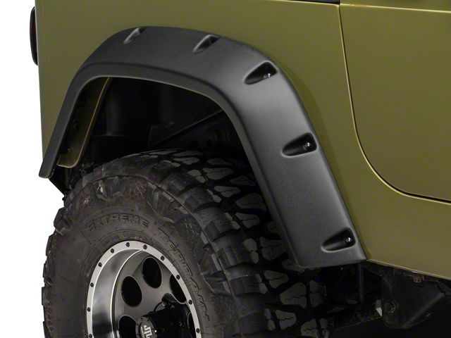 Bushwacker Jeep Wrangler 4.75 in. Pocket Style Fender Flares Bushwacker Jeep Wrangler 4.75 in. Pocket Style Fender Flares