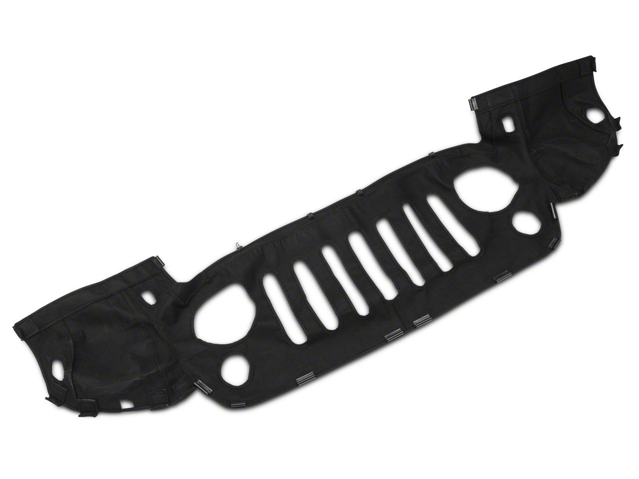 Covercraft 551633-01 LeBra Premium Nose Bra in Black for 18-23 Jeep Wrangler JL & Gladiator JT