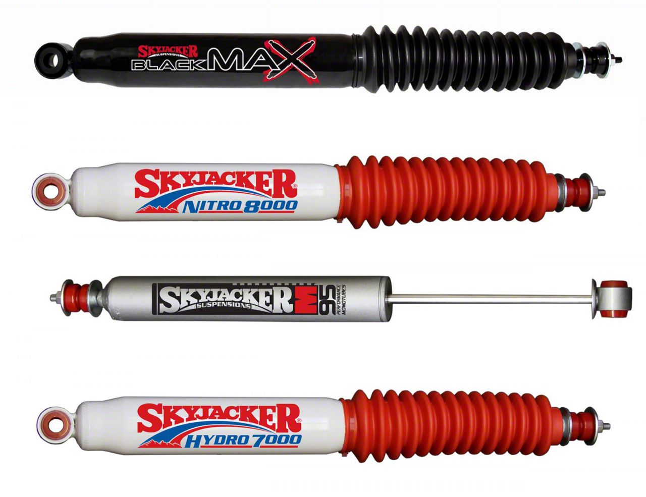 SkyJacker Jeep Wrangler 2-2.5 in. Softride Suspension Lift Kit w