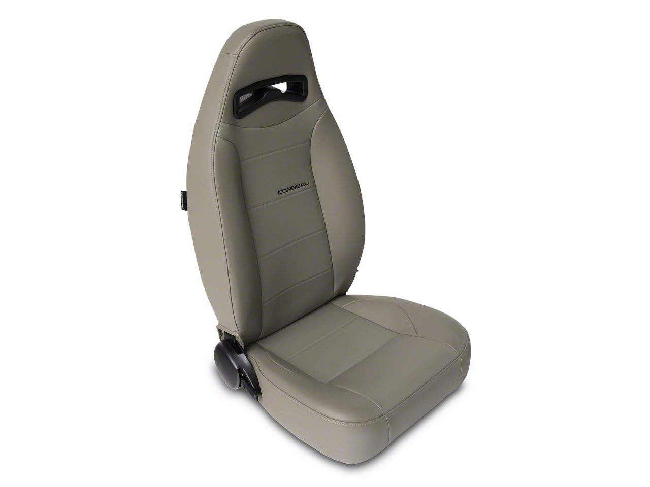 Corbeau Jeep Wrangler Moab Reclining Seats; Gray Vinyl; Pair